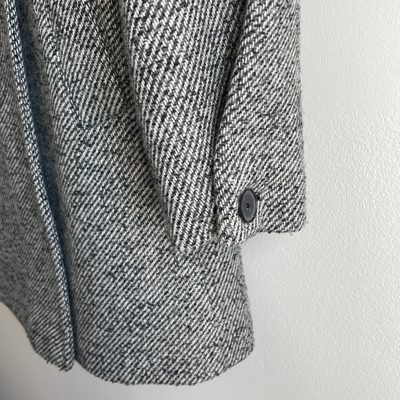 Club Monaco Tweed Long Wool Coat - Picture 4 of 10